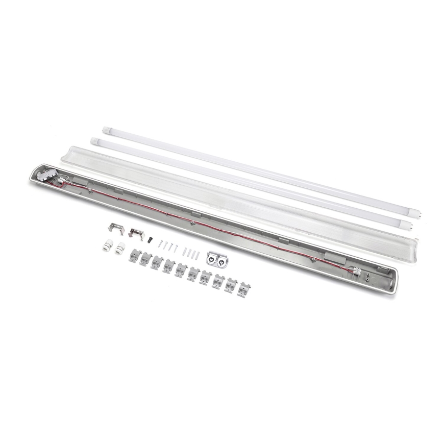 Aigostar - Lámpara técnica LED fluorescente 2xG13/18W/230V 4000K 127,6 cm IP65