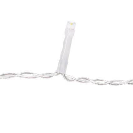 Aigostar - LED Cadena de luces navideñas para exterior 300xLED/8 funciones 3xAA 18x0,4m IP44 multicolor