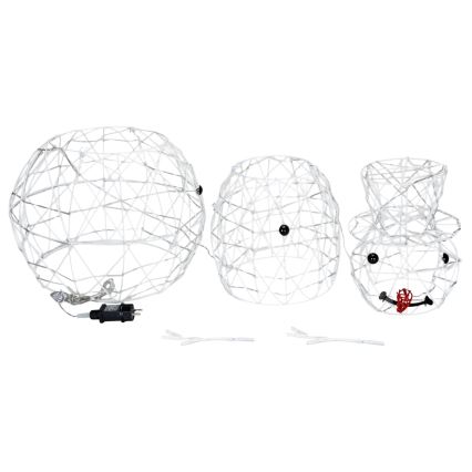 Aigostar-LED Decoración navideña exterior LED/3,6W/31/230V 6500K 90cm IP44 muñeco de nieve