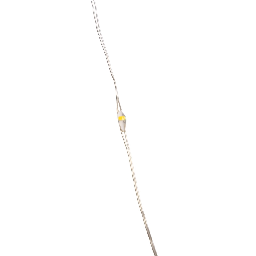 Aigostar -LED Guirnalda navideña para exterior 150xLED/8 funciones 3xAA 15,3m IP44 blanco cálido