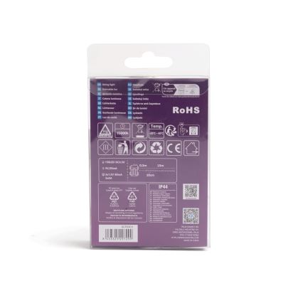 Aigostar - Cadena de luces navideñas LED para exteriores 150xLED/8 funciones/3xAA 15,3m IP44 multicolor