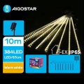 Aigostar - LED Guirnalda solar de Navidad 384xLED/13m 1200 mAh IP65 blanco cálido