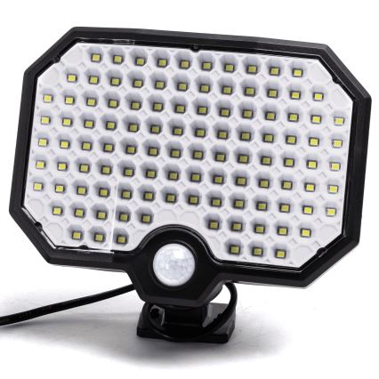 Aigostar - LED Lámpara solar con sensor de movimiento LED/2,4W/3,7V 1800 mAh IP65