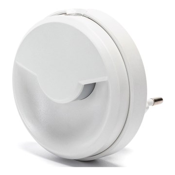 Aigostar - LED Luz nocturna con sensor crepuscular LED/0,5W/230V 3000K