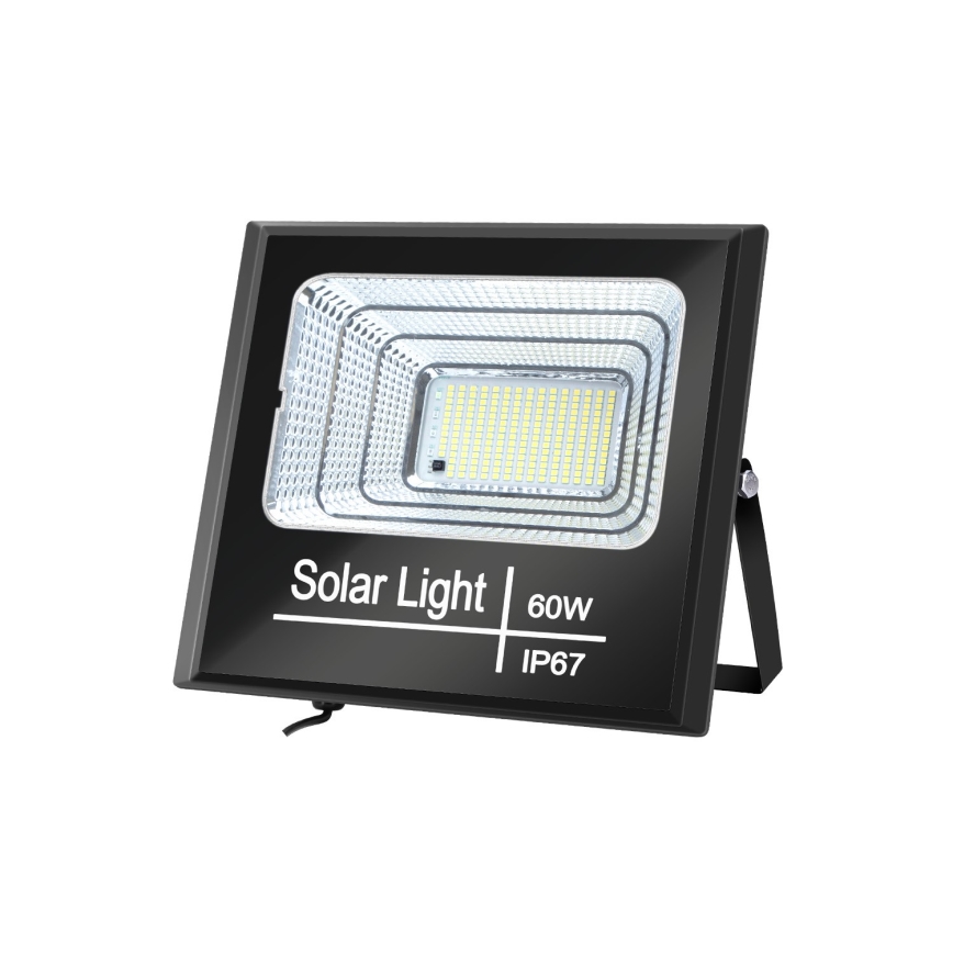 Aigostar - LED Proyector solar regulable LED/60W/3,2V 2000 mAh IP67 + control remoto
