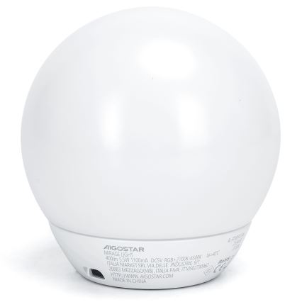 Aigostar - LED RGBW Lámpara de mesa regulable LED/5,5W/5V Wi-Fi + control remoto