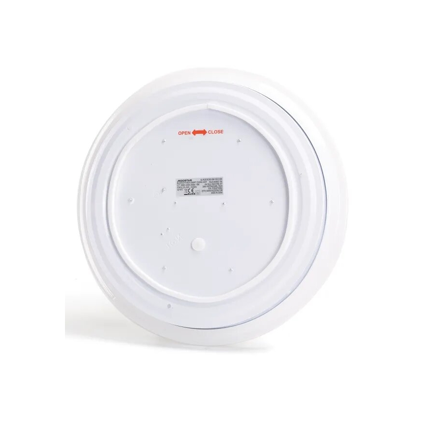 Aigostar - LED RGBW Plafón regulable para el baño MESH Inteligente LED/18W/230V 3000-6500K IP44 + control remoto