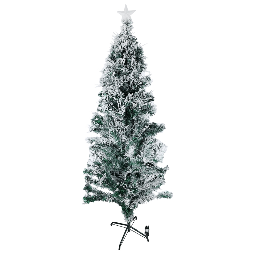 Aigostar - Árbol de Navidad LED para exterior 245 LEDs/8 funciones 2,1 m IP44 multicolor