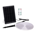 Aigostar - LED Tira solar regulable LED/10W/3,2V 10 m 2700K IP65 8000 mAh + control remoto