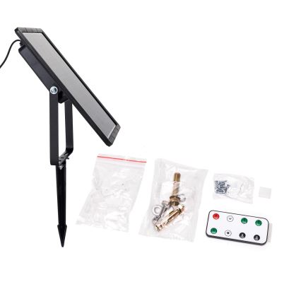 Aigostar - LED Tira solar regulable LED/10W/3,2V 10 m 2700K IP65 8000 mAh + control remoto