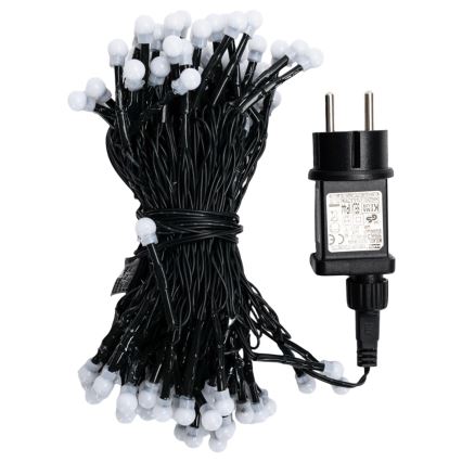 Aigostar - Guirnalda decorativa LED para exteriores 100xLED/8 funciones 10 m IP44 blanco cálido