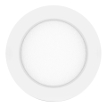 Aigostar - Luminaria de techo de superficie LED/6W/230V, diámetro 12,3 cm, 6500K, blanco