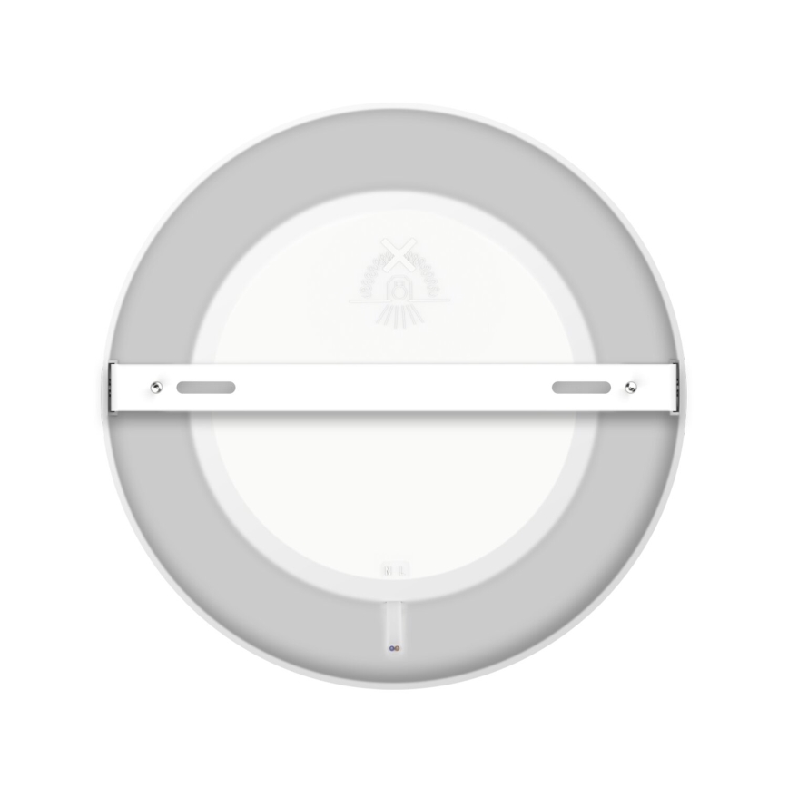 Aigostar - Luminaria de techo de superficie LED/6W/230V, diámetro 12,3 cm, 6500K, blanco
