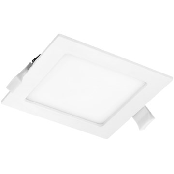 Aigostar - Luminaria empotrable LED 12W, 230V, 4000K, 17,5x17,5 cm, blanca