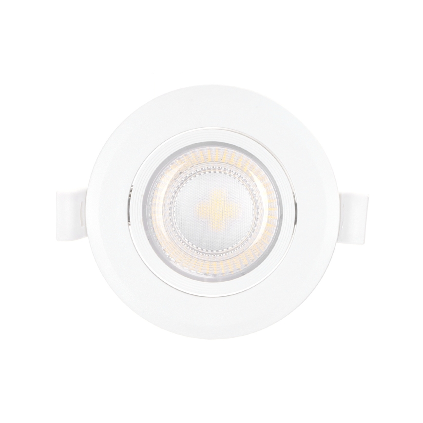 Aigostar - Luminaria empotrable LED/5W/230V 3000K diámetro 8,5 cm blanco