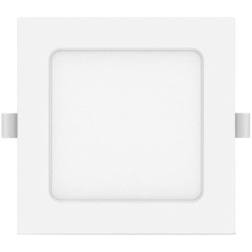 Aigostar - Luminaria empotrada LED 6 W, 230 V, 4000 K (blanco neutro), 12 x 12 cm, color blanco
