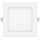 Aigostar - Luminaria empotrada LED 6 W, 230 V, 4000 K (blanco neutro), 12 x 12 cm, color blanco