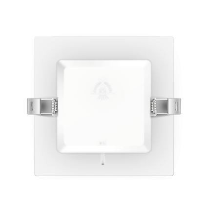 Aigostar - Luminaria empotrada LED 6 W, 230 V, 4000 K (blanco neutro), 12 x 12 cm, color blanco