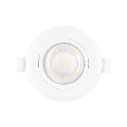 Aigostar - Luminaria empotrada LED/7W/230V 3000K Ø 8,5 cm blanco cálido