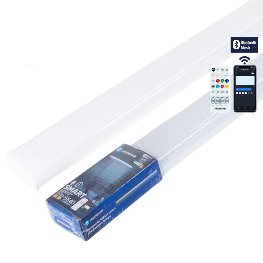 Aigostar - Luminaria LED regulable tipo fluorescente MESH LED/50W/230V 6500K