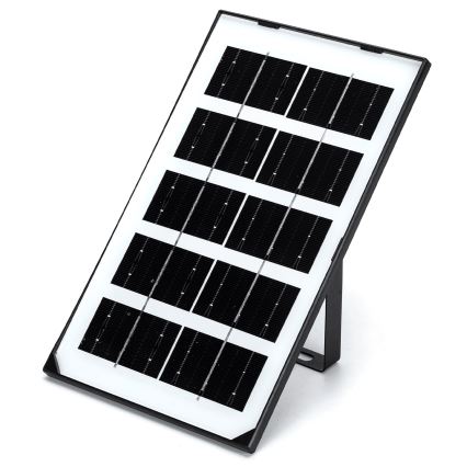 Aigostar - Luminaria solar LED/35W/12V 3000 mAh 6500K IP65 diámetro 16,8 cm + mando a distancia