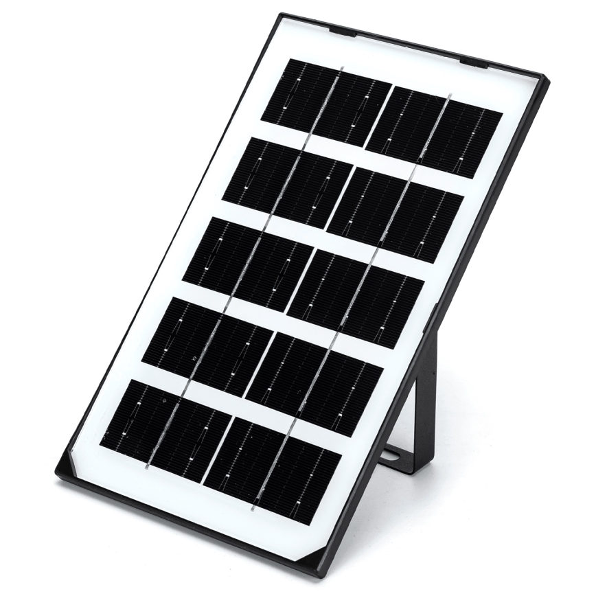 Aigostar - Luminaria solar LED/35W/12V 3000 mAh 6500K IP65 diámetro 16,8 cm + mando a distancia