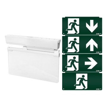 Aigostar - Luz de emergencia LED EMERGENCY EXIT LED/3,6W/230V 6500K 500mAh