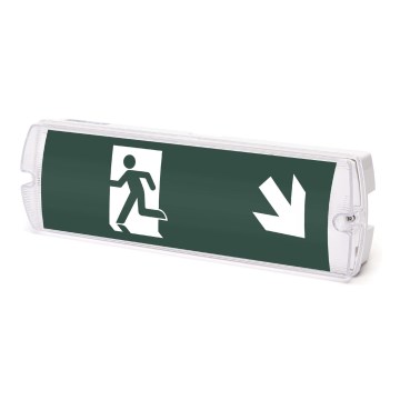 Aigostar - Luz de emergencia LED EMERGENCY EXIT LED/4W/230V IP65 6500K 600mAh