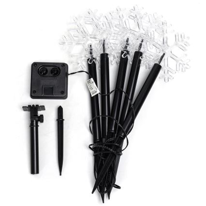 Aigostar - Luz de Navidad LED solar LED/0,054W/1,2V 1m IP65 blanco cálido
