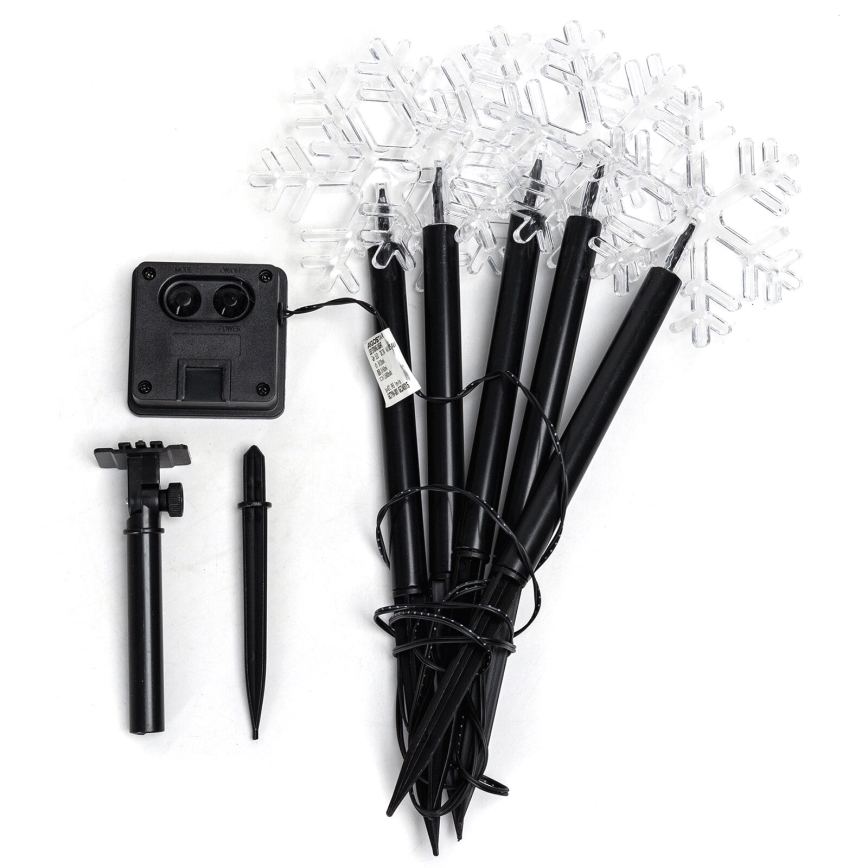 Aigostar - Luz de Navidad LED solar LED/0,054W/1,2V 1m IP65 blanco cálido