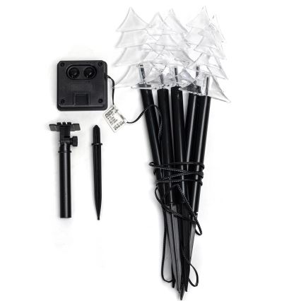 Aigostar - Luz de navidad LED solar LED/0,054W/1,2V 1m IP65 blanco cálido