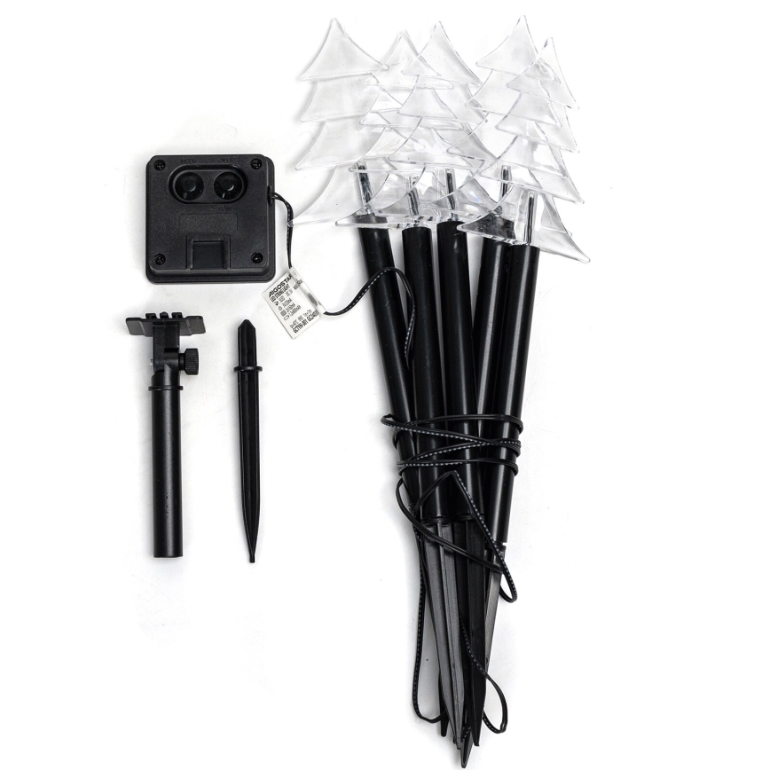 Aigostar - Luz de navidad LED solar LED/0,054W/1,2V 1m IP65 blanco cálido