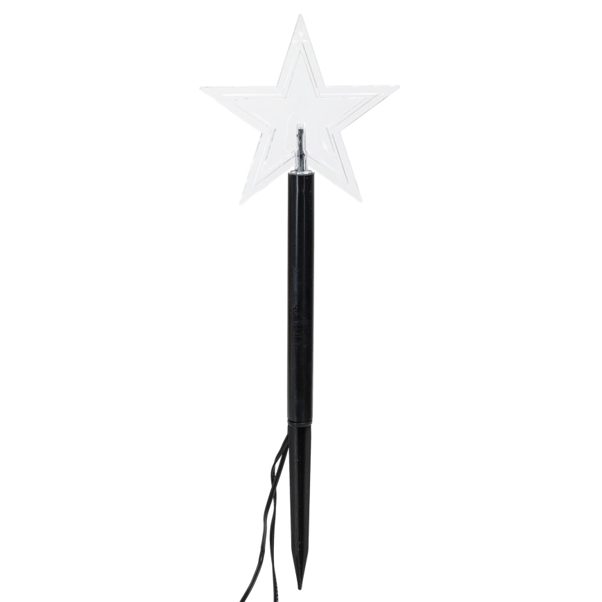 Aigostar - Luz de navidad solar LED LED/0,054W/1,2V 1m IP65 800 mAh blanco frío