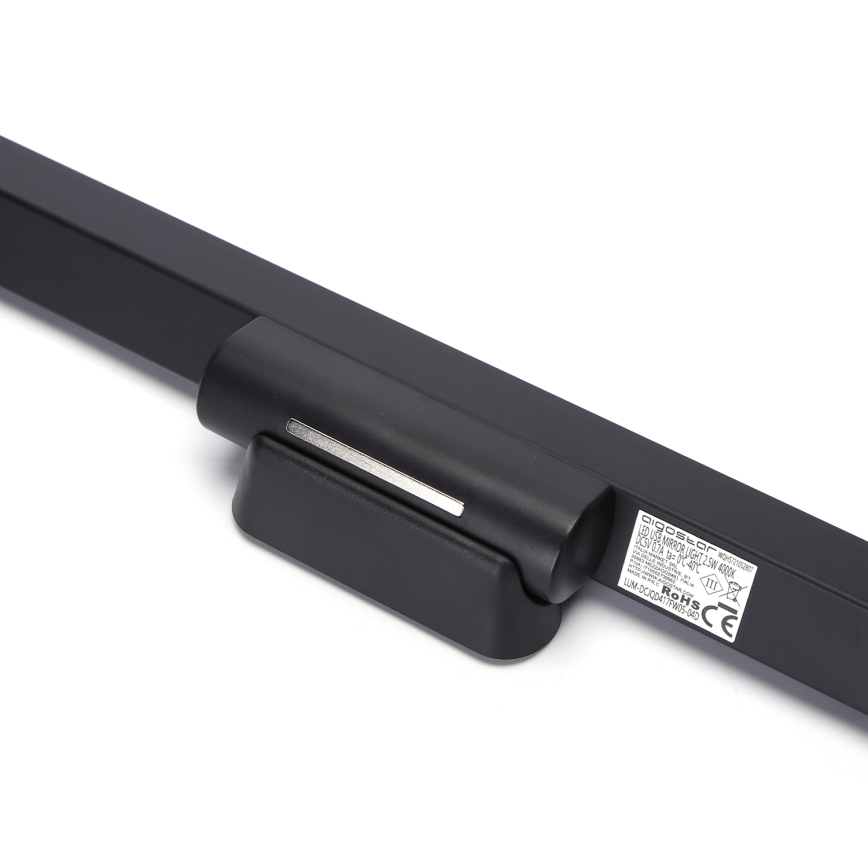 Aigostar - Luz LED regulable recargable para espejo LED/2,9W/5V 2000 mAh