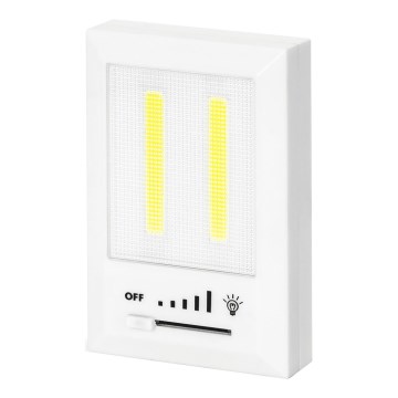 Aigostar - Luz nocturna LED portátil (4x AAA) 6500 K