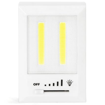 Aigostar - Luz nocturna LED portátil (4x AAA) 6500 K