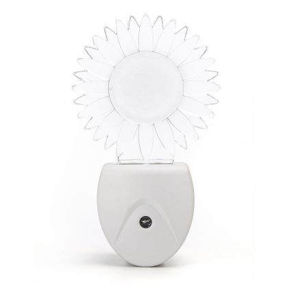 Aigostar - Luz nocturna LED RGB con sensor LED/0,5W/230V en forma de sol