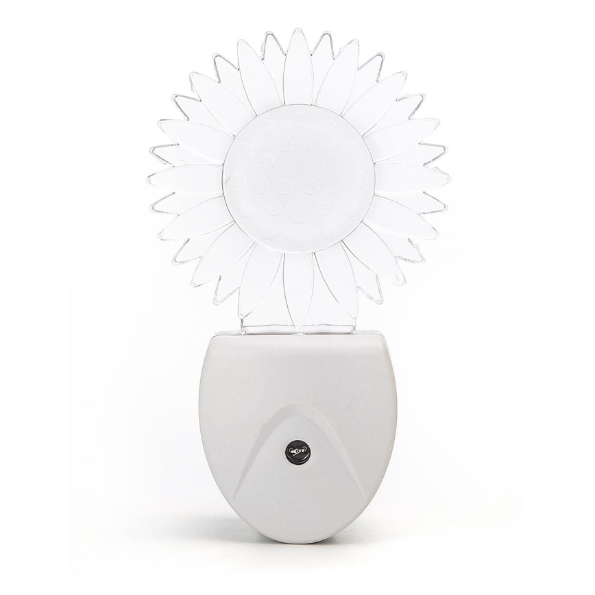 Aigostar - Luz nocturna LED RGB con sensor LED/0,5W/230V en forma de sol