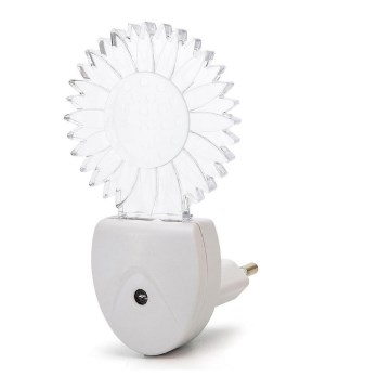 Aigostar - Luz nocturna LED RGB con sensor LED/0,5W/230V sol