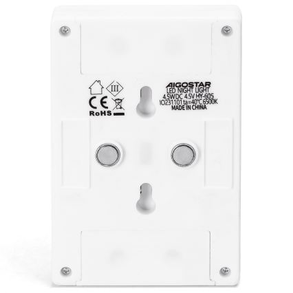 Aigostar - Luz nocturna portátil LED/3xAAA 6500K