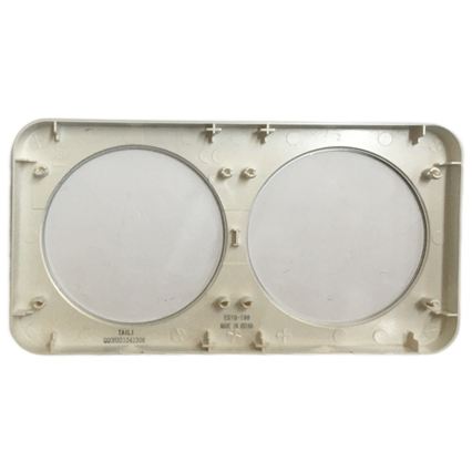 Aigostar - Marco doble de aluminio plateado