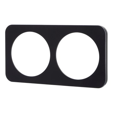 Aigostar - Marco doble de plástico negro
