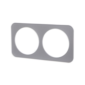 Aigostar - Marco doble de vidrio plateado