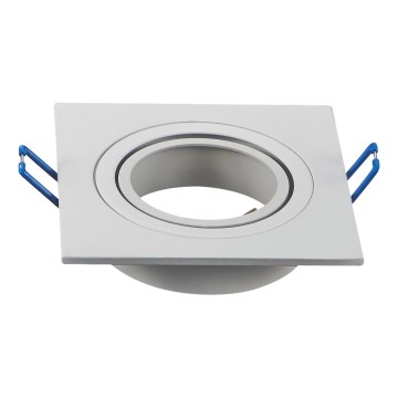 Aigostar - Marco para luminaria empotrada GU10 9,1x9,1 cm blanco