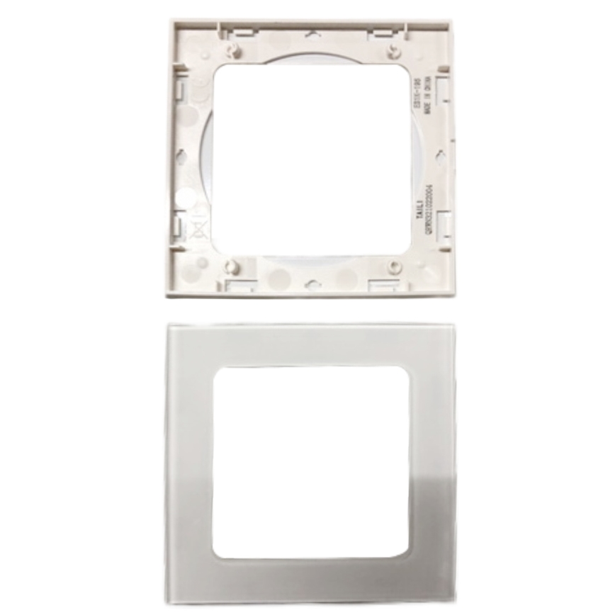 Aigostar - Marco simple de vidrio blanco