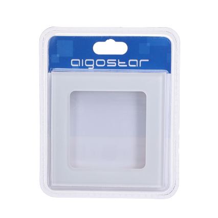 Aigostar - Marco simple de vidrio blanco
