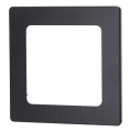 Aigostar - Marco sencillo de aluminio negro