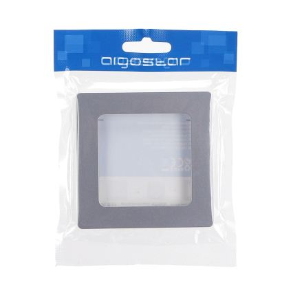 Aigostar - Marco sencillo de plástico plateado