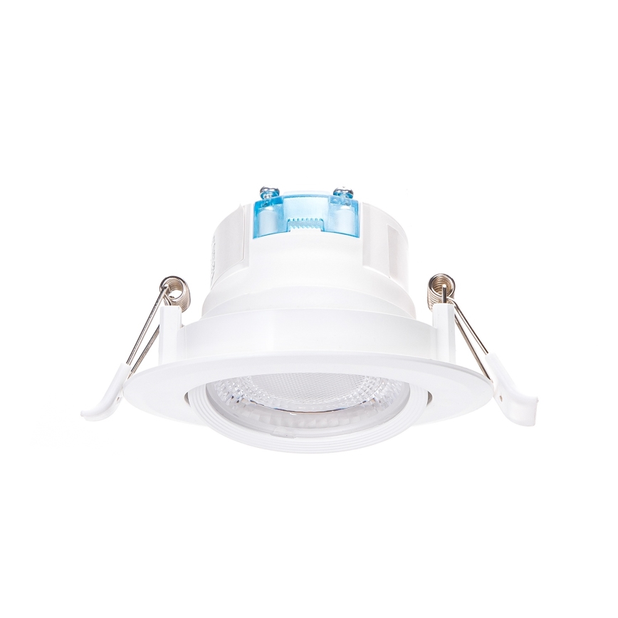 Aigostar - Pack de 3 focos empotrables LED/5W/230V 4000K, diámetro 8,5 cm, blanco