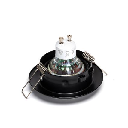 Aigostar - Pack de 3 luminarias empotrables LED 1xGU10/4,5W/230V 6500K negro